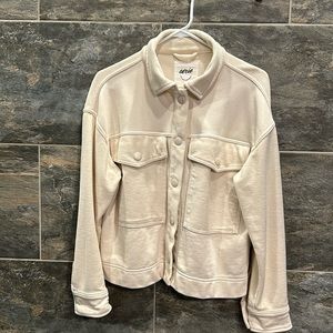 Aerie 100%cotton fleece shacket